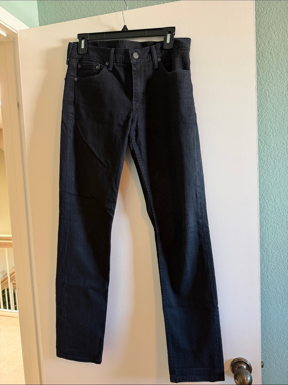 Levi's Black Straight Leg Jeans W30 L32